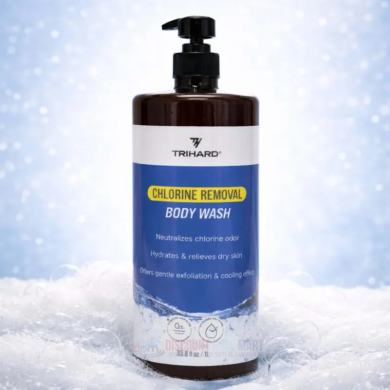 Trihard 23611 After-Swim Chlorine-Removal Body Wash (1 Liter) 1