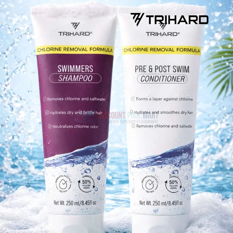 Trihard Swimmer’S Shampoo & Conditioner Combo With Detangling Comb 1