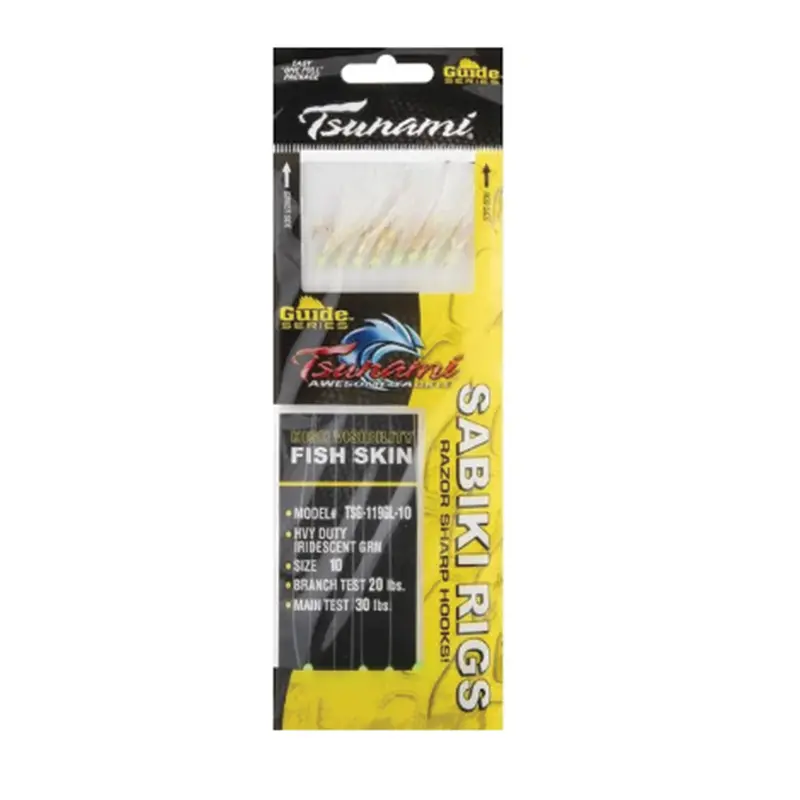 Tsunami Guide Series Heavy-Duty Glow Sabiki Rigs 1