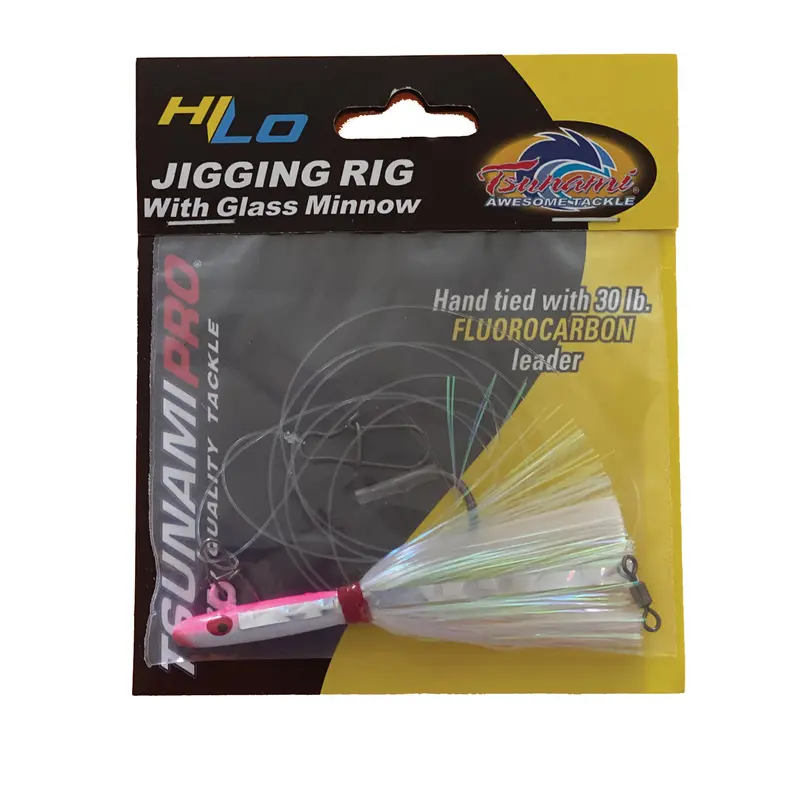 Tsunami Hi-Lo Glass Minnow Fishing Rigs 1