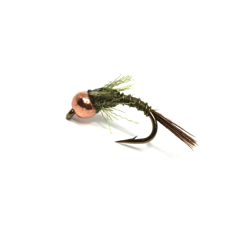 Tungsten-Bead Psycho May Nymph In Olive 1