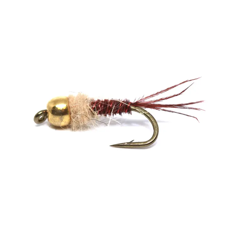 Tungsten-Bead Theos Pheasant Tail Nymph Fly 1