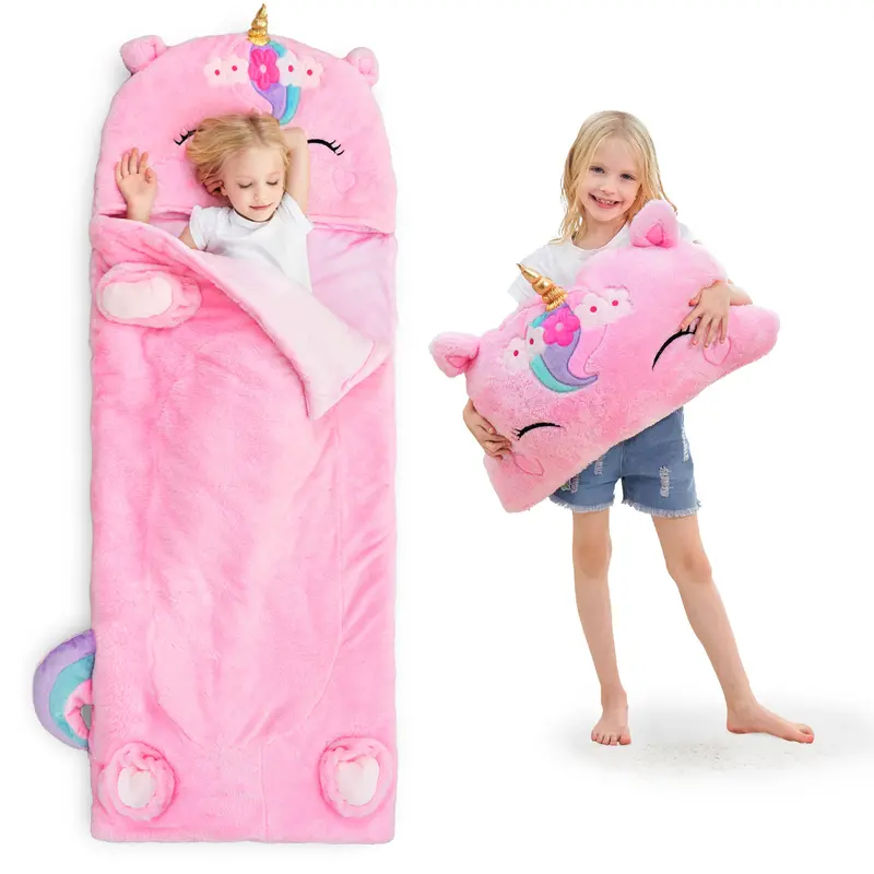 Unicorn Sleeping Bag For Children – Cozy, Machine-Washable Nap & Sleep Companion 1