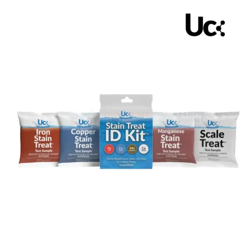 United Chemical Stain Treat Id Kit (Stid) – Iron, Copper, Manganese & Calcium Test Set 1