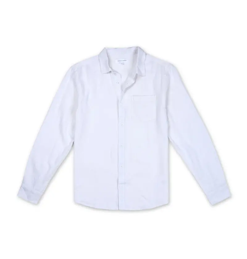 Vintage-Inspired Summer Linen Long-Sleeve Shirt 1