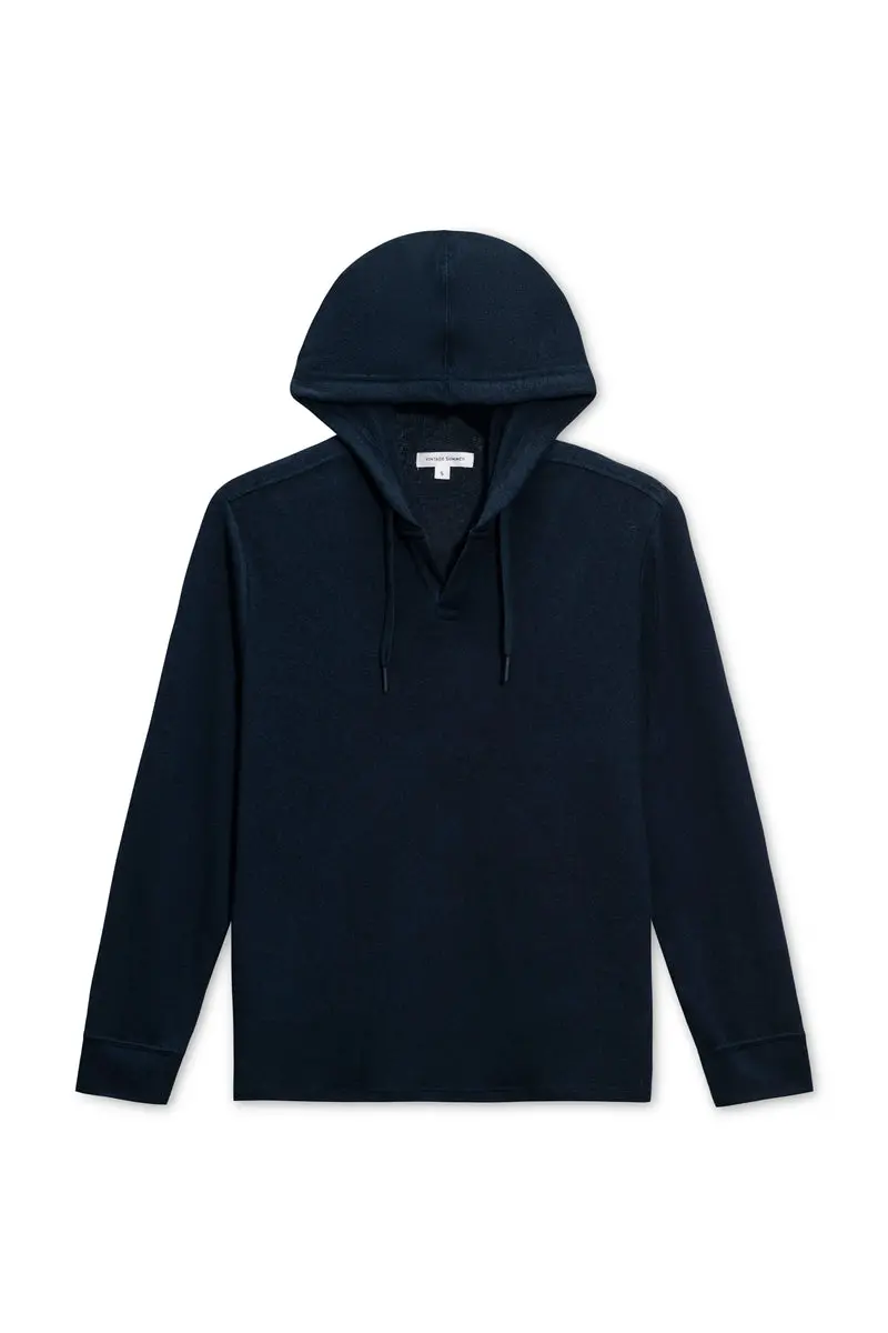 Vintage-Style Bouclé Jersey Hoodie – Lightweight Layer 2
