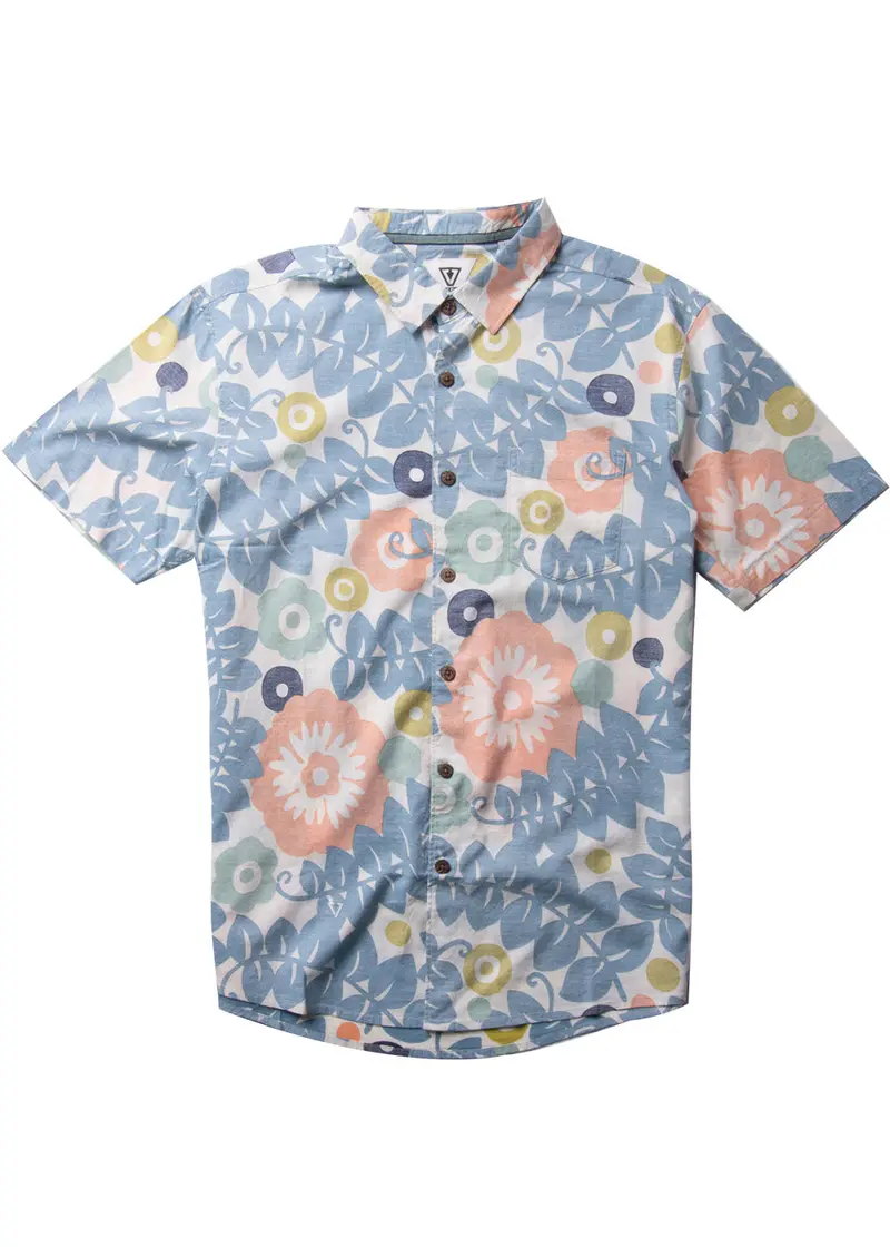 Vissla Boys Zanzabar Short-Sleeve Button-Up Shirt 1