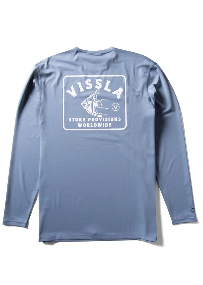Vissla Easy Seas Eco Long-Sleeve Sunshirt – Recycled Lycra Fabric 1