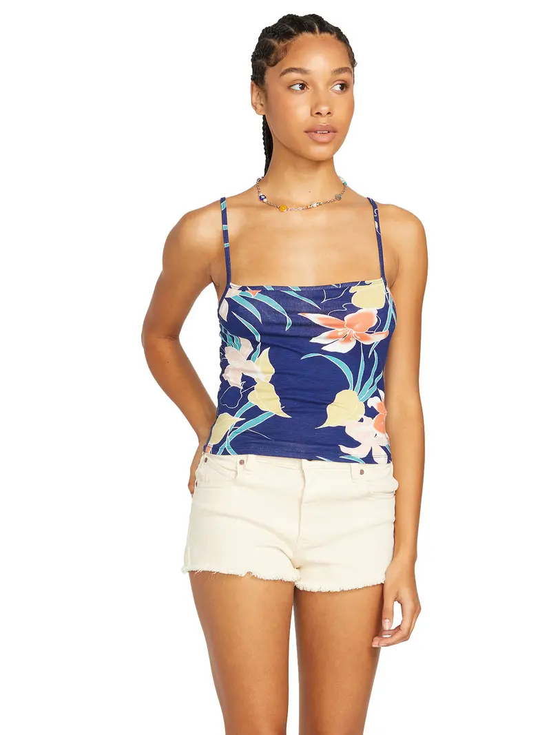 Volcom Cabanana Ribbed Cami Tank Top 1
