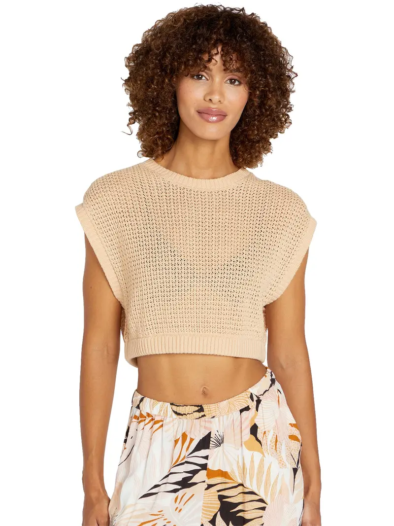 Volcom Port De La Stone Cropped Summer Top 1