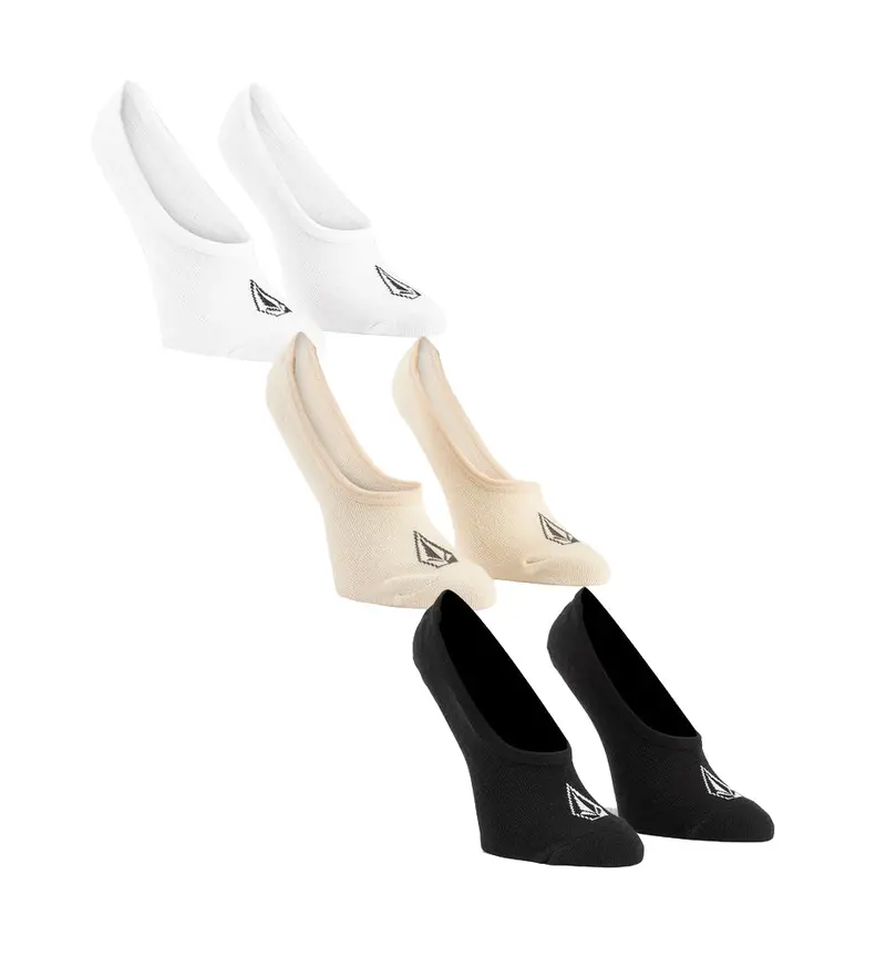 Volcom Stones No-Show Ankle Socks (3-Pack) 1
