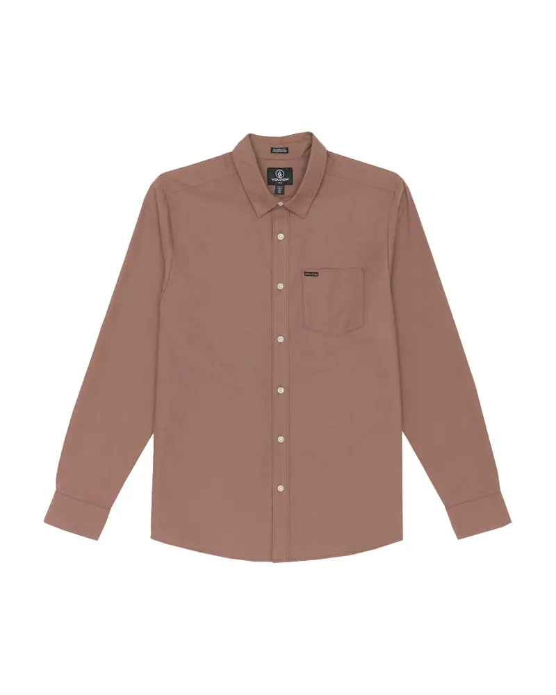 Volcom Veeco Long-Sleeve Oxford Shirt – Modern Tailored Fit 1