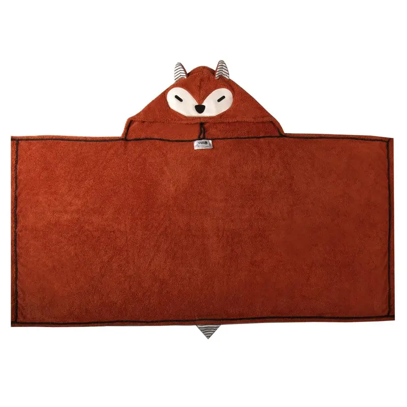 Waci Plush Hooded Towel – Kids’ Absorbent Hooded Blanket 1