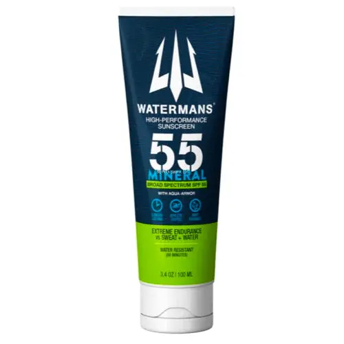 Watermans Zinc Oxide Mineral Sunscreen Spf 55 With Aqua-Armor Technology 1