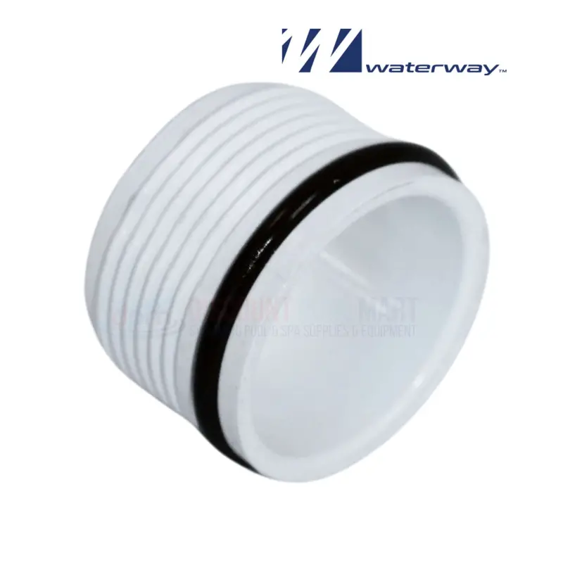 Waterway Threaded Retainer Ring With Integrated O-Ring – For Gunite Pool Jets | 212-4700 1