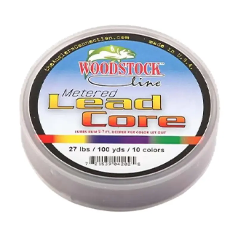 Woodstock Metered Lead Core Fishing Line – 100-Yard Spool 1