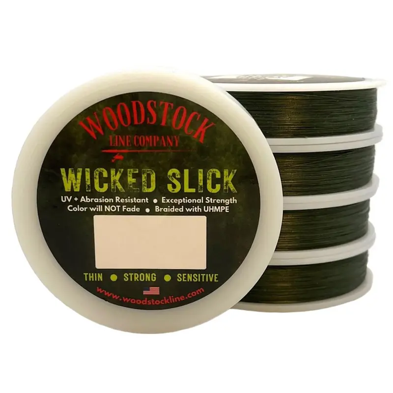 Woodstock Wicked Slick Super Braid – 200-Yard Compact Spool