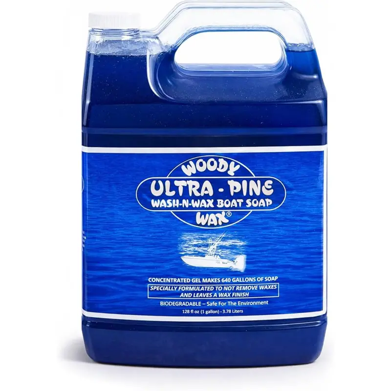 Woody Wax Ultra Pine Wash 'N' Wax Boat Cleaning Soap 1