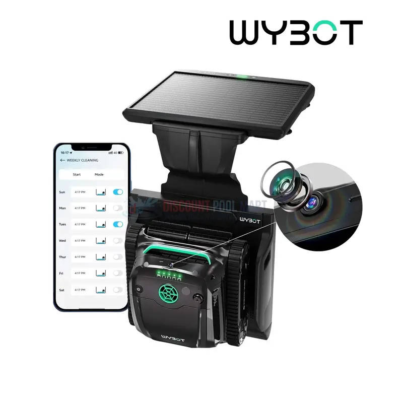 Wybot S2 Solar Vision Robotic Pool Cleaner With Auto-Docking 1