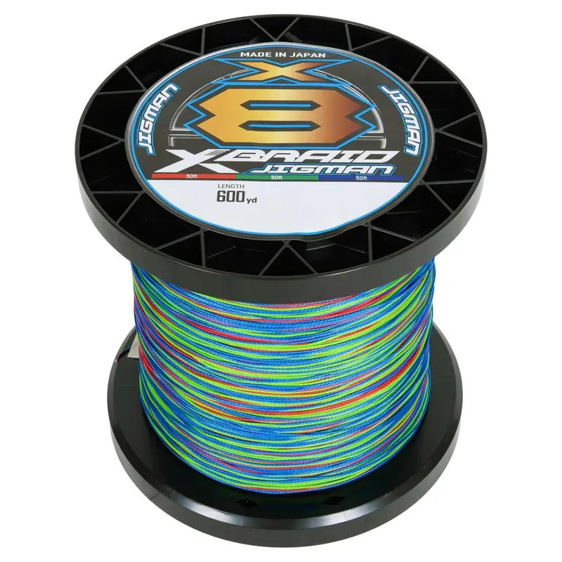 Xbraid X8 Jigman Multicolor Jigging Line – 600-Yard Spool 1