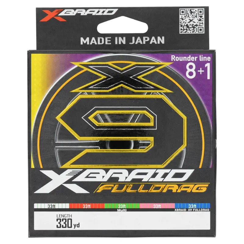 Xbraid X9 Fulldrag Braided Fishing Line – 330-Yard Spool 1