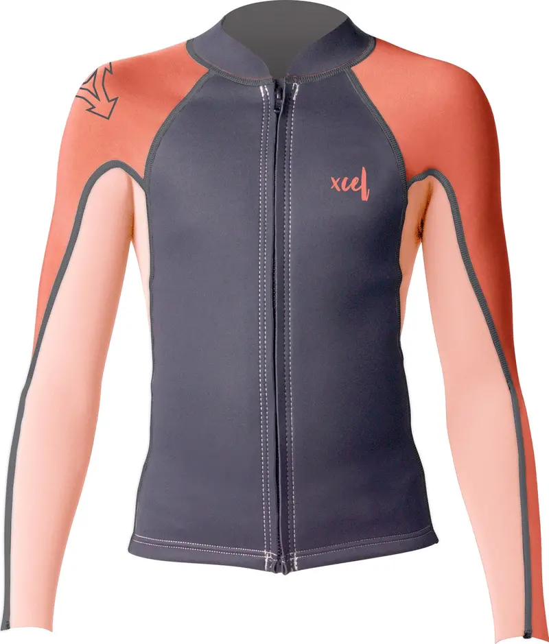 Xcel Axis 2/1Mm Front-Zip Boys’ Wetsuit Jacket 1