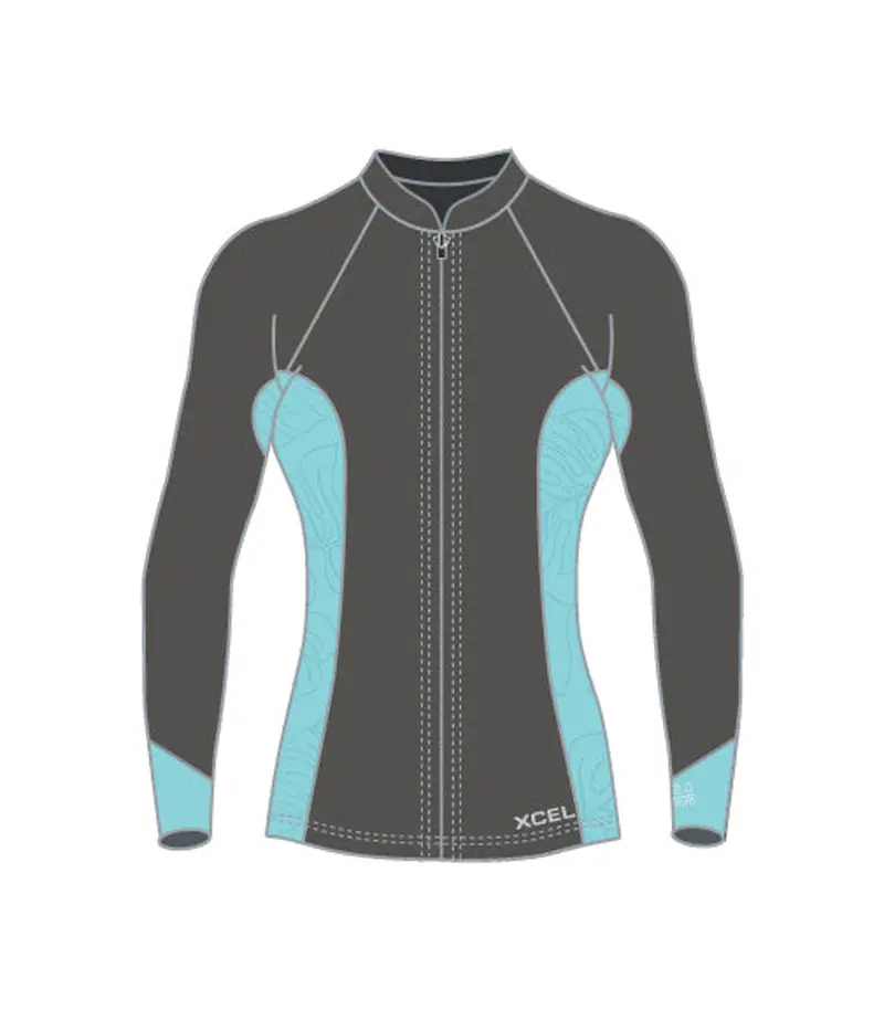 Xcel Axis 2/1Mm Front-Zip Girls’ Wetsuit Jacket 1
