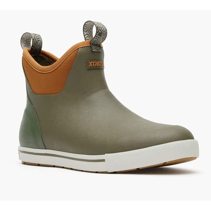 Xtratuf Men'S Fleece-Lined Ankle Deck Boots For Boating 1