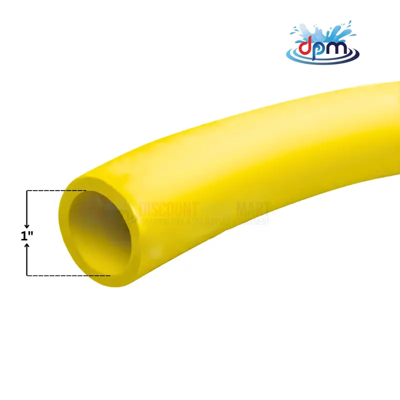 Yellow Polyethylene Gas Distribution Pipe – 1-Inch Flexible Diameter 1