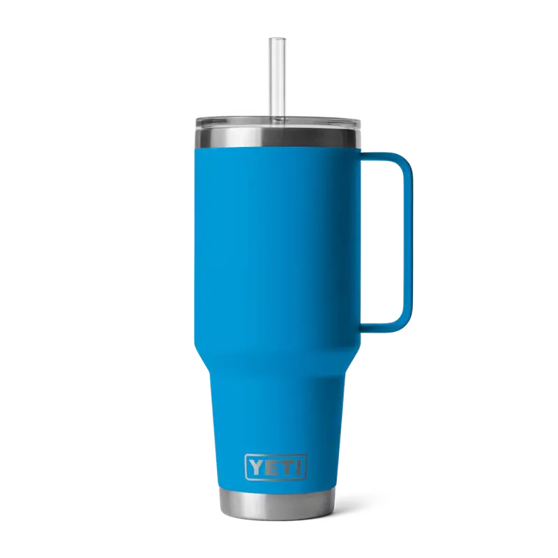 Yeti Rambler 42 Oz Straw Mug – Vacuum-Insulated Stainless Steel 1