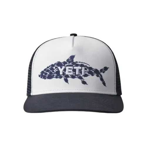 Yeti Tarpon Flies Graphic Trucker Hat – Sporty Angler-Themed Headwear 1