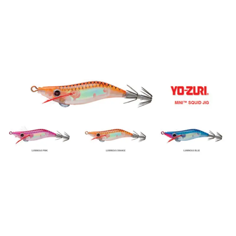 Yo-Zuri Mini Squid Jigs – Compact Saltwater Lures (A1696) 1