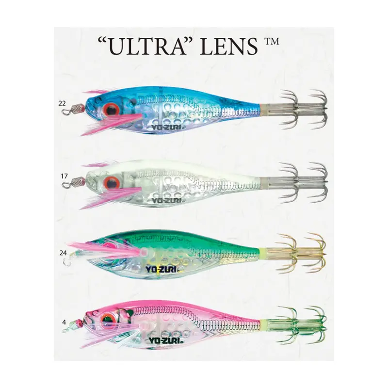 Yo-Zuri Ultra Lens Squid Jigs – Enhanced Visibility (A333) 1