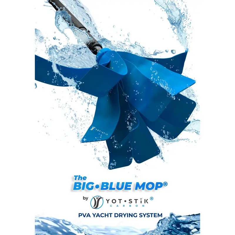 Yot-Stik Big Blue Mop – Microfiber Head Only 1