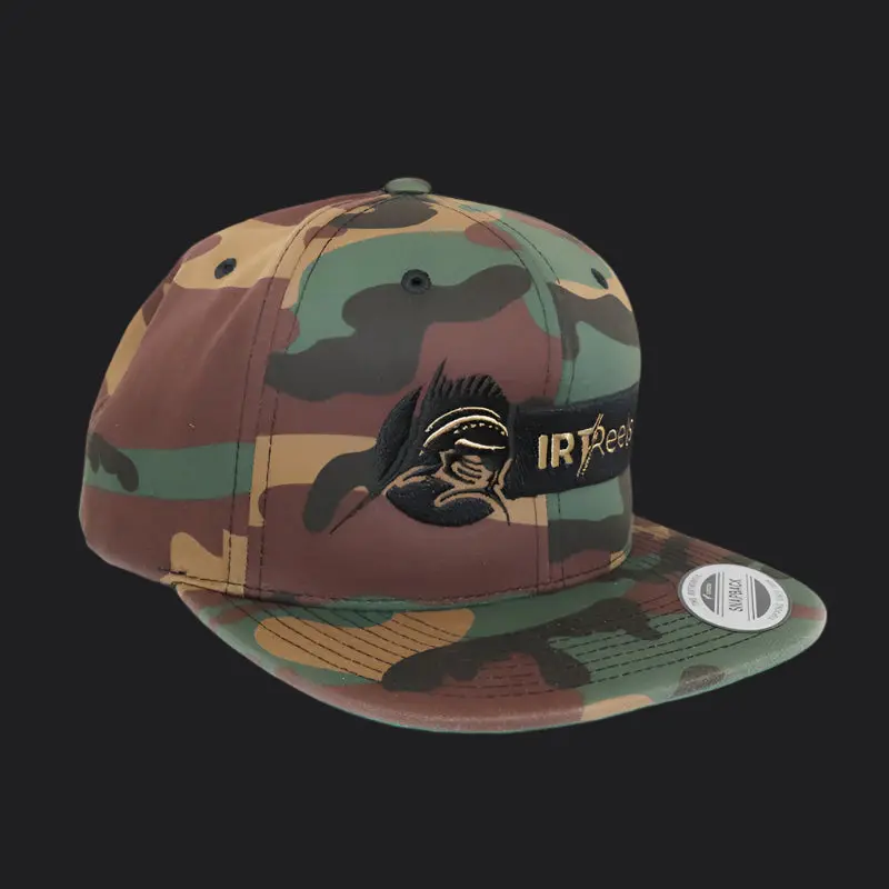 Yupoong Camo Flatbrim Snapback Hat 1